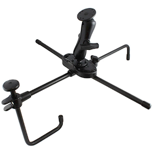 RAM® Seat-Mate™ with Double Ball Mount and Round Plate